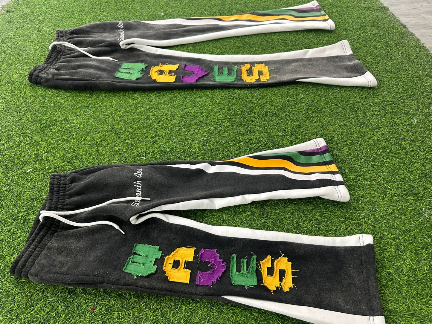 Waves Mardi Gras Sweatpants (Adults)-
