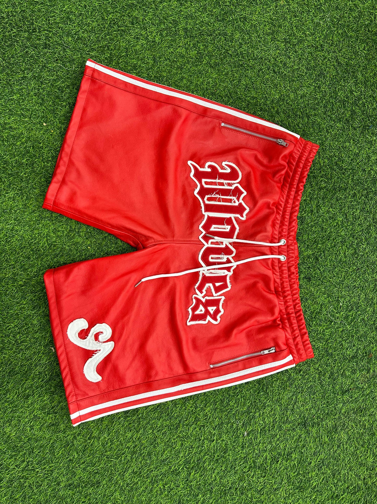 (3 Colors) Seventh Ave Leather Sport Shorts