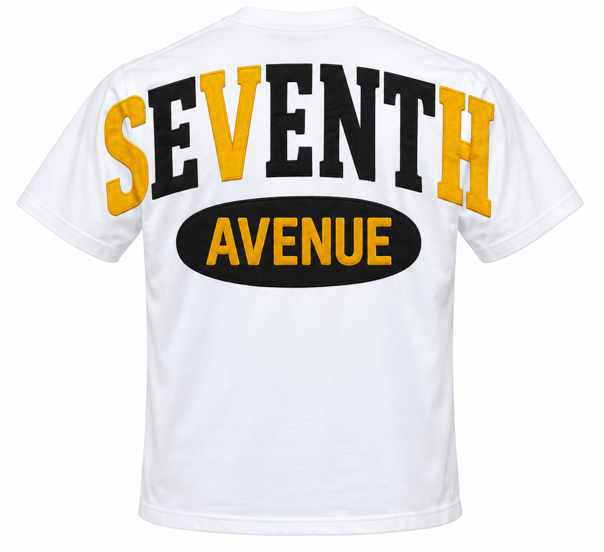 (2 colors) Signature Big Back T-Shirt (Black & Gold)