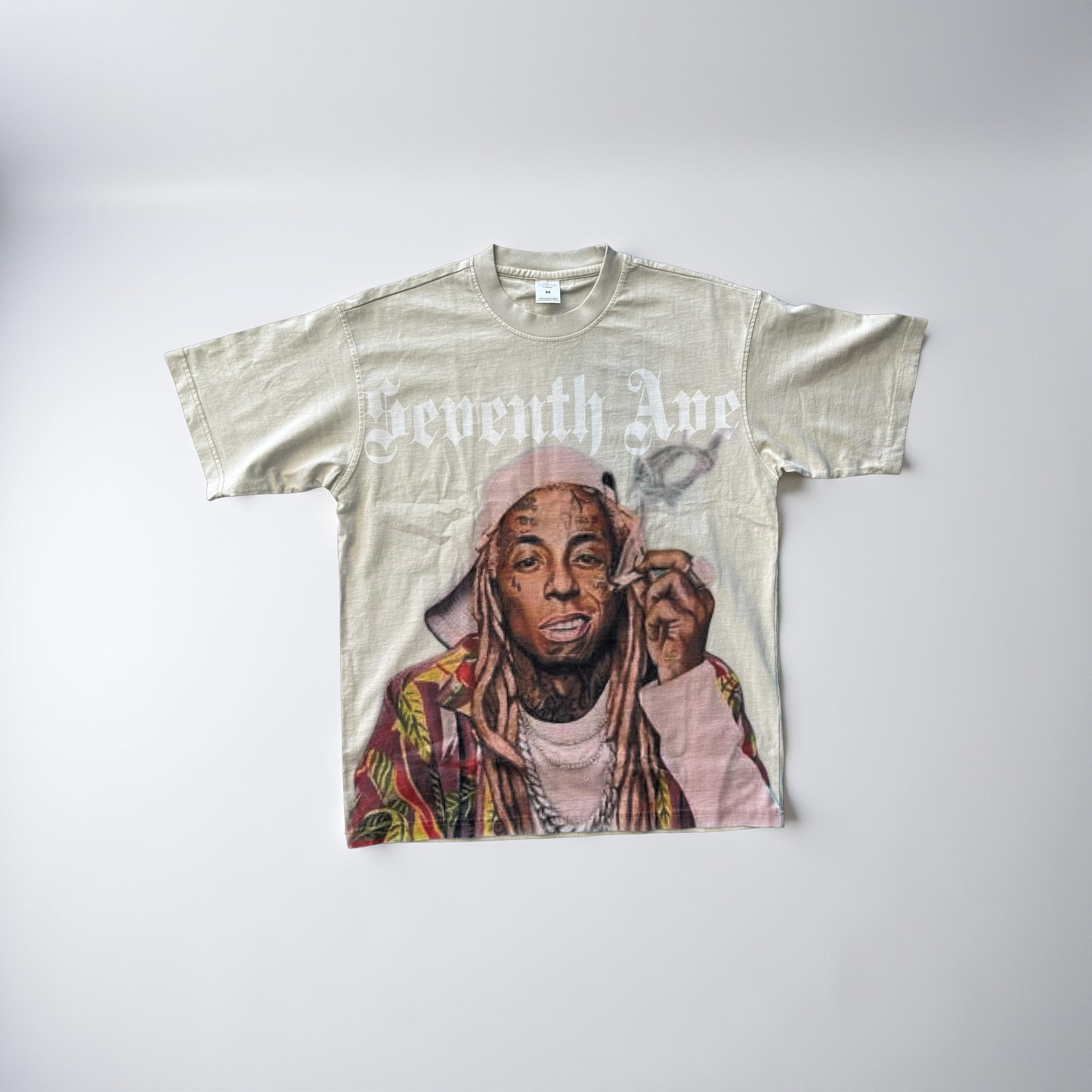 (3 Colors) Lil Weezy Seventh Ave Collab Heavy Duty T Shirt