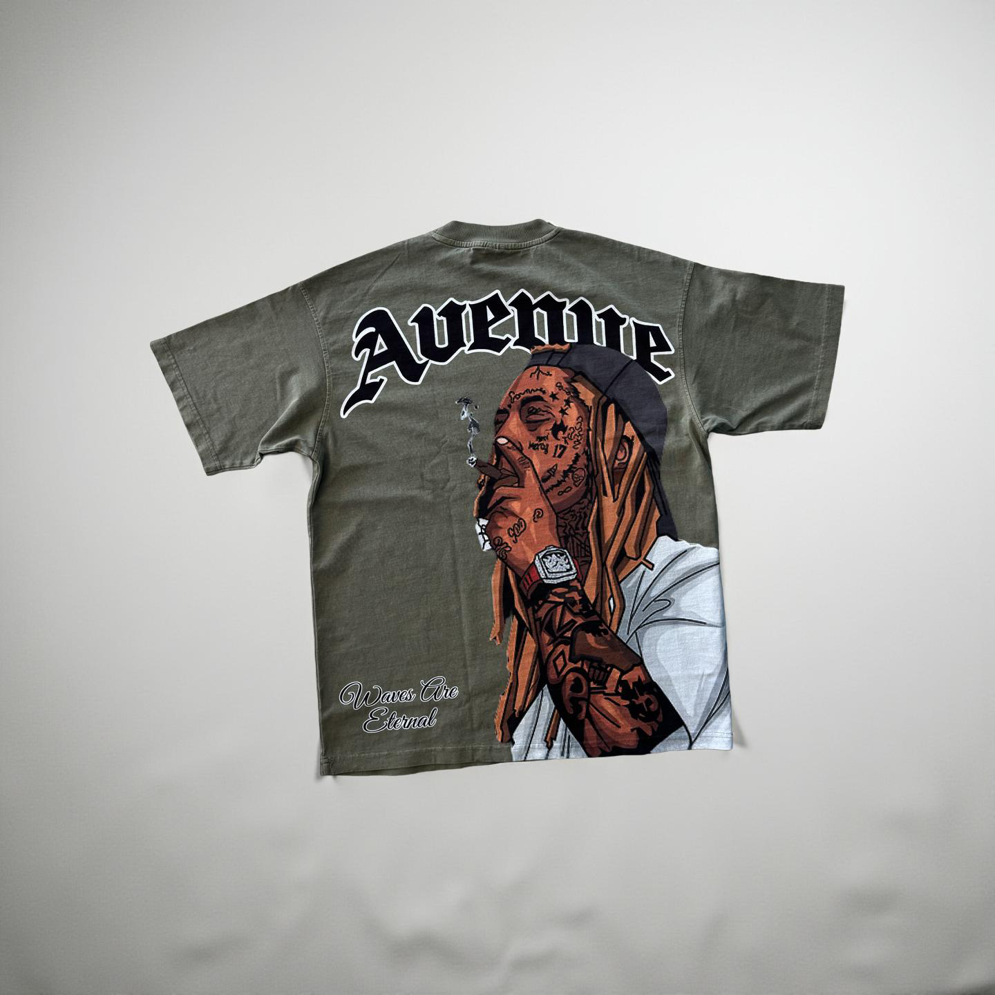 (3 Colors) Lil Weezy Seventh Ave Collab Heavy Duty T Shirt