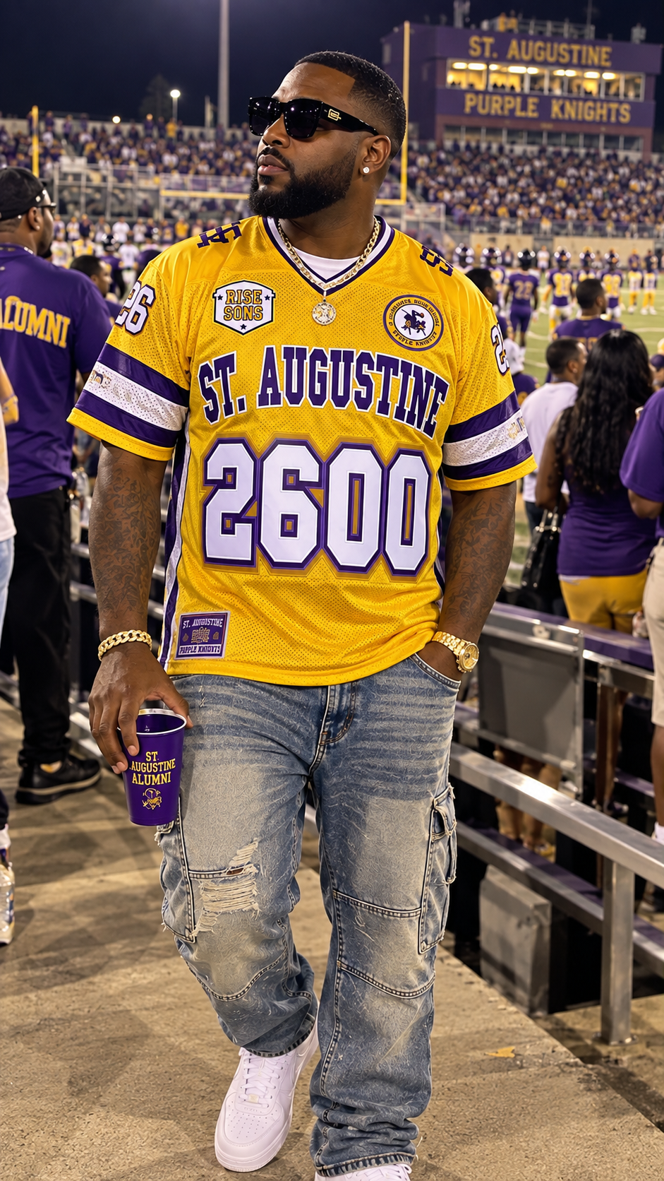 Unisex St.Aug Football Jersey (2 Color options)