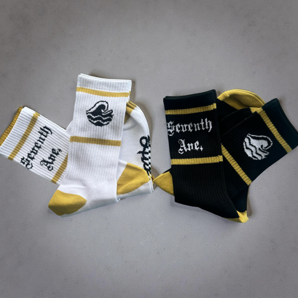 ( 2 Colors) Whodat Ave Socks