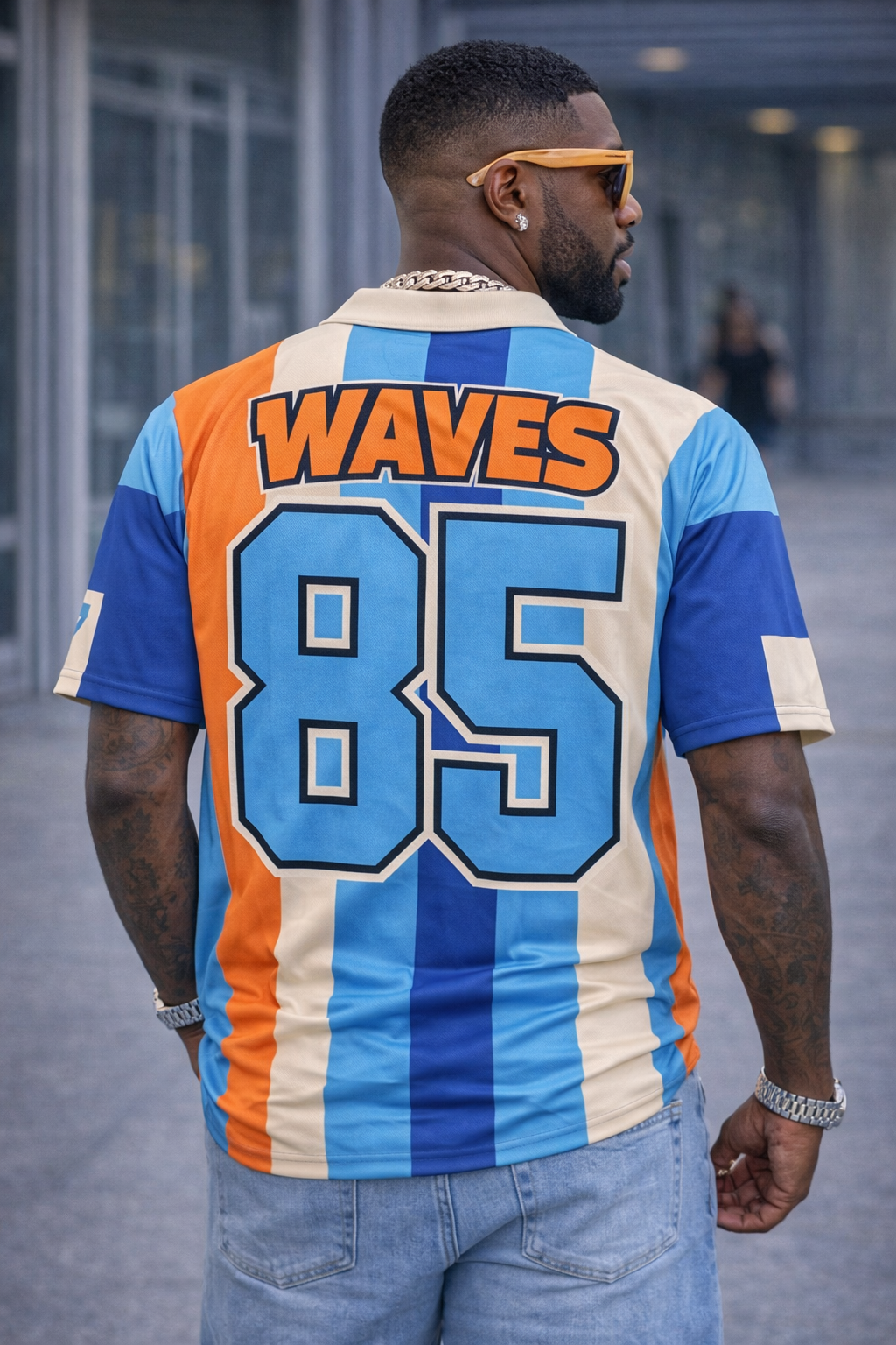 (2Colors) Short sleeve soccer jersey (Order one size up for best fit)