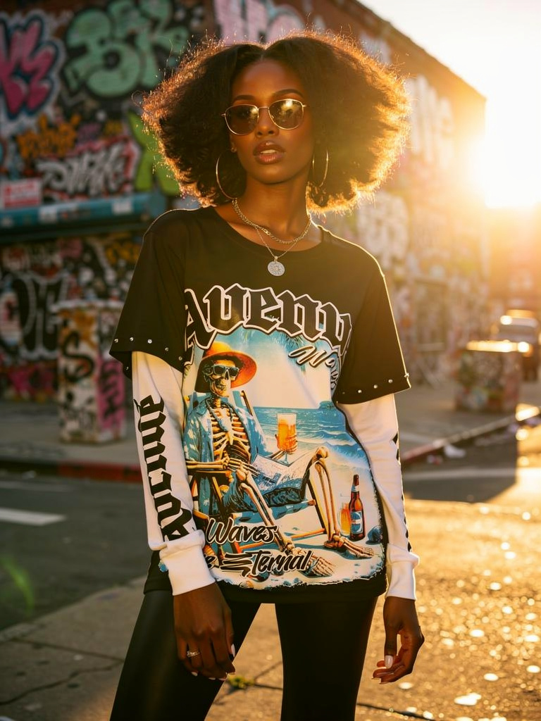 Avenue Beach/Thermal T-Shirt