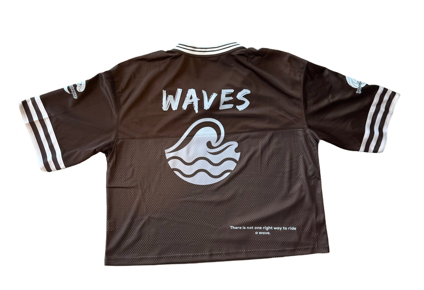 3 Colors Waves Crop Hockey Jersey