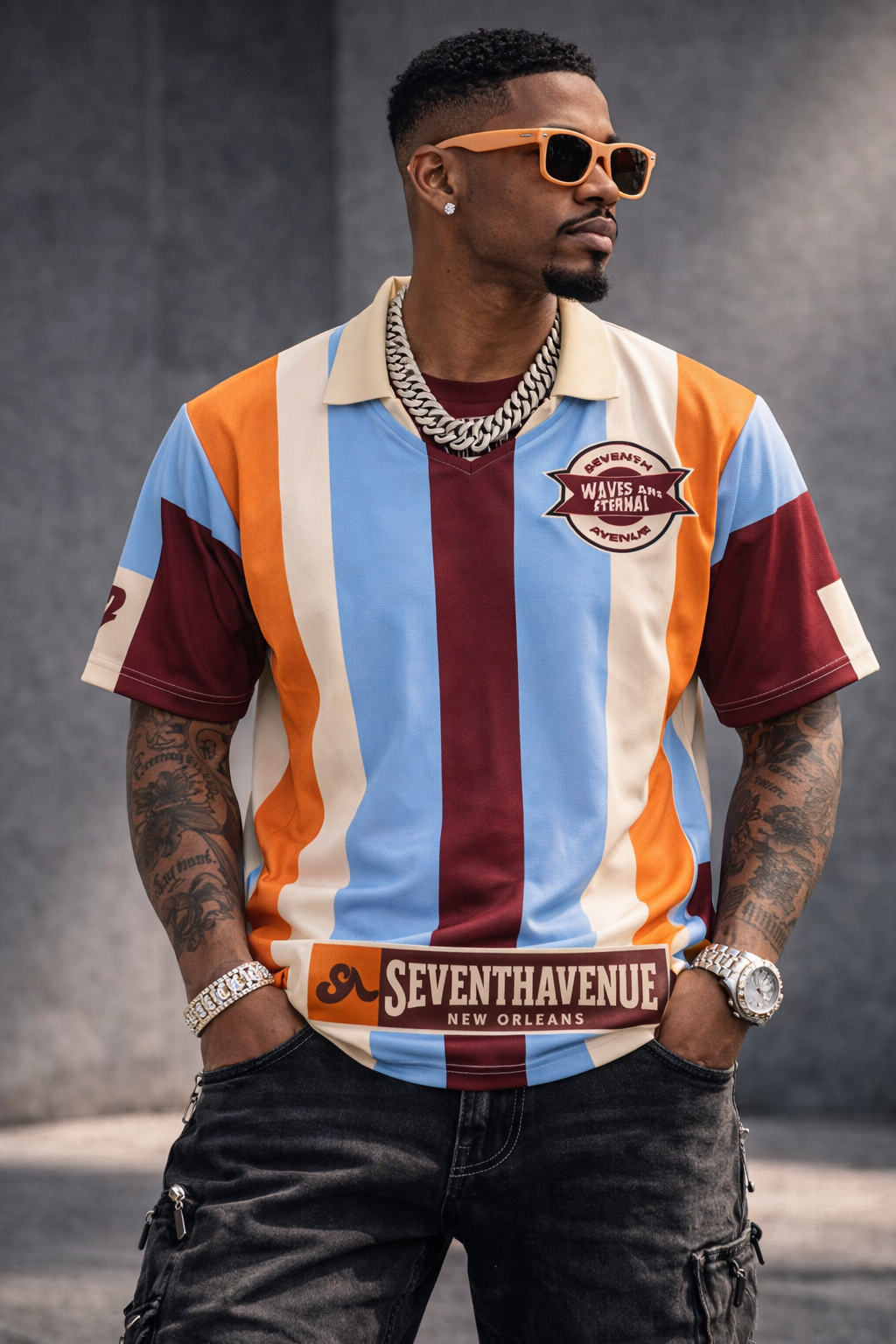 (2Colors) Short sleeve soccer jersey (Order one size up for best fit)