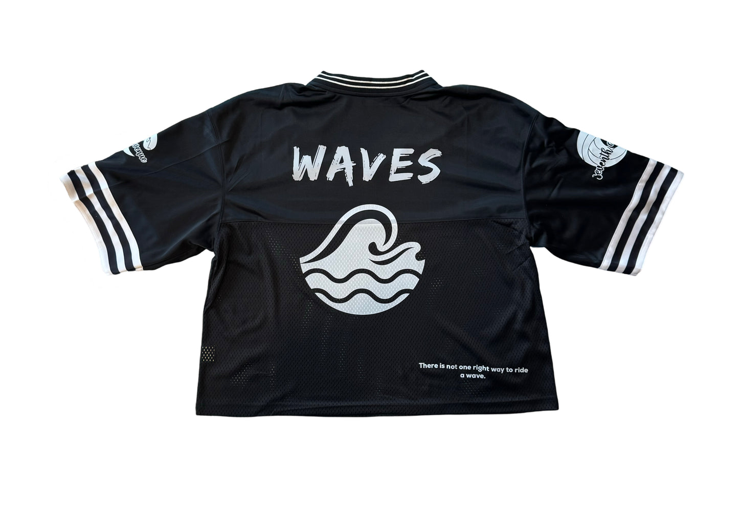 3 Colors Waves Crop Hockey Jersey