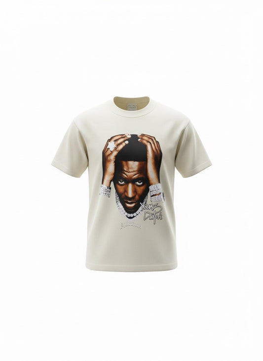 Young Dolph Signature T-Shirt .Oversized t-shirt..(Order 1 size down for best fit)