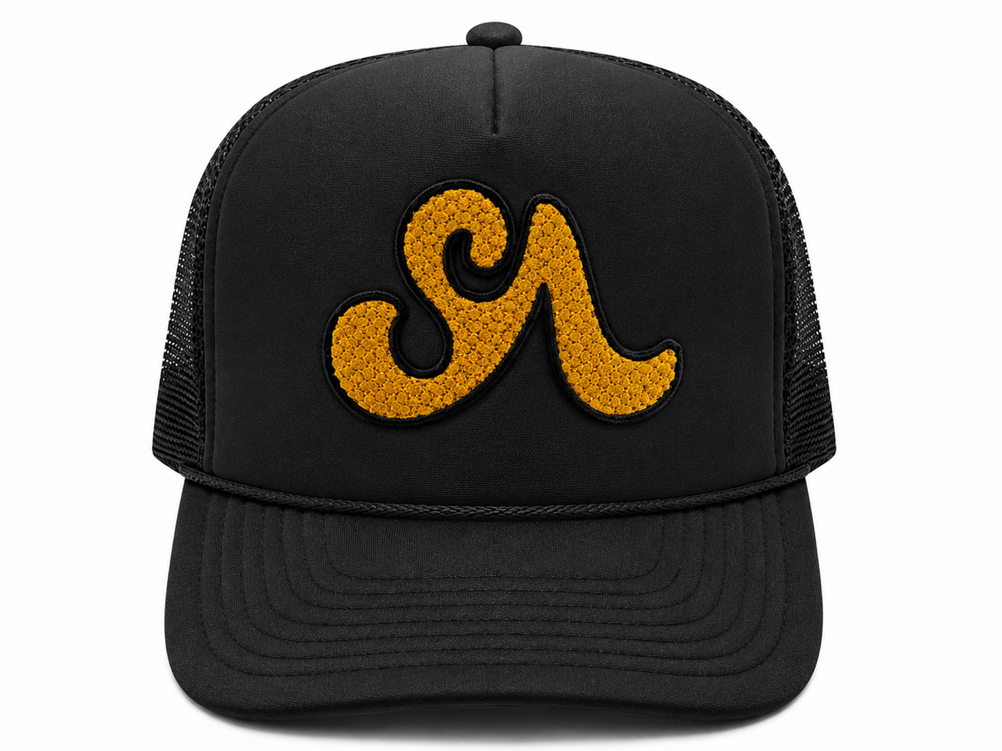 Seventh Ave Waves Black & Gold Signature Trucker Hat Collection
