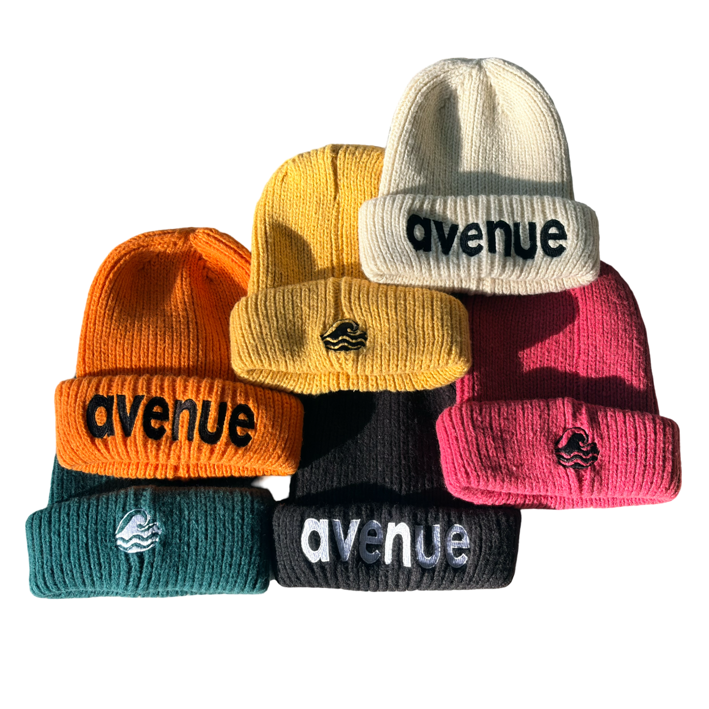 Multiple Colors Oversized Signature Avenue Beanie (Unisex)