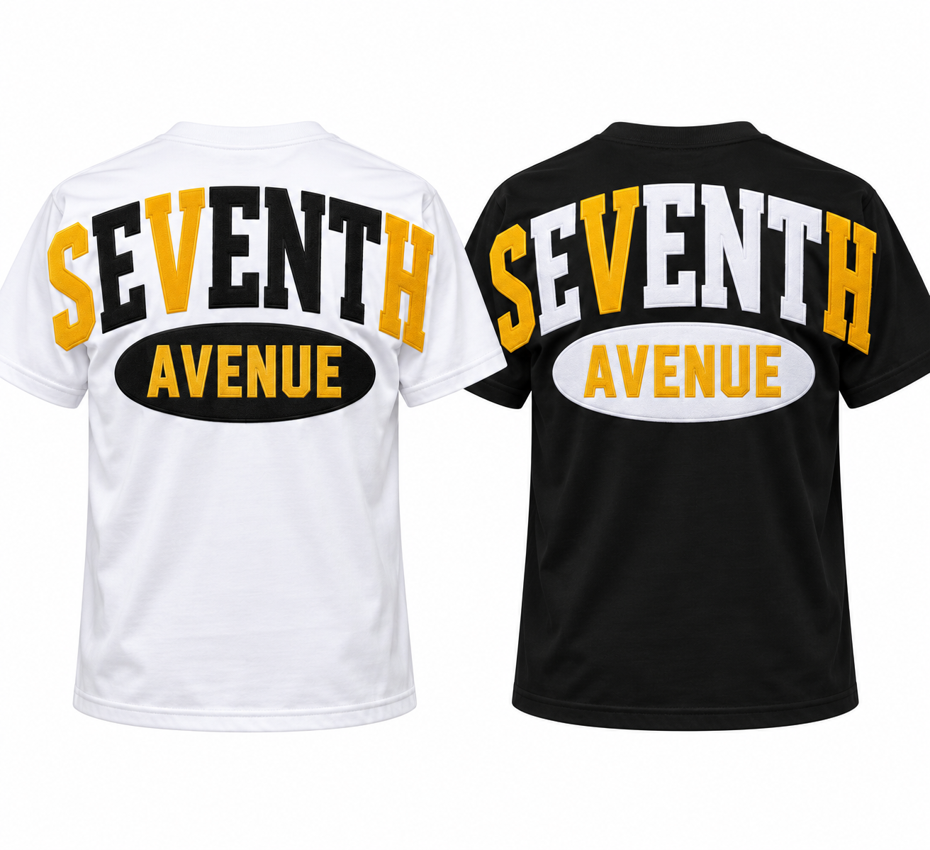 (2 colors) Signature Big Back T-Shirt (Black & Gold)