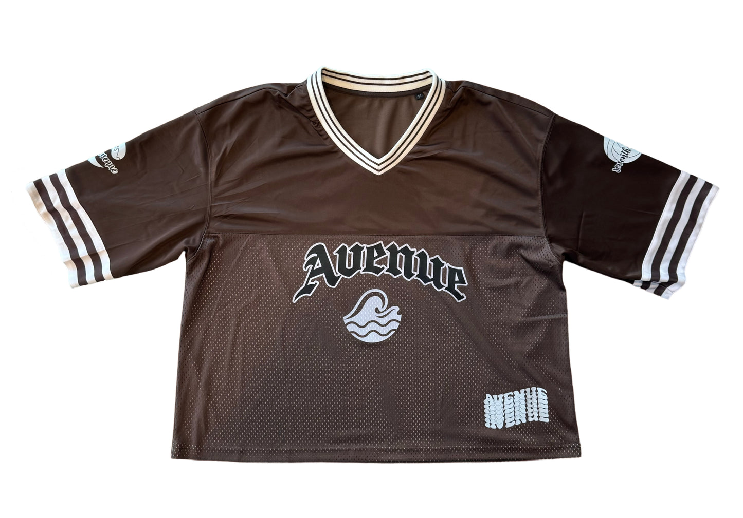 3 Colors Waves Crop Hockey Jersey