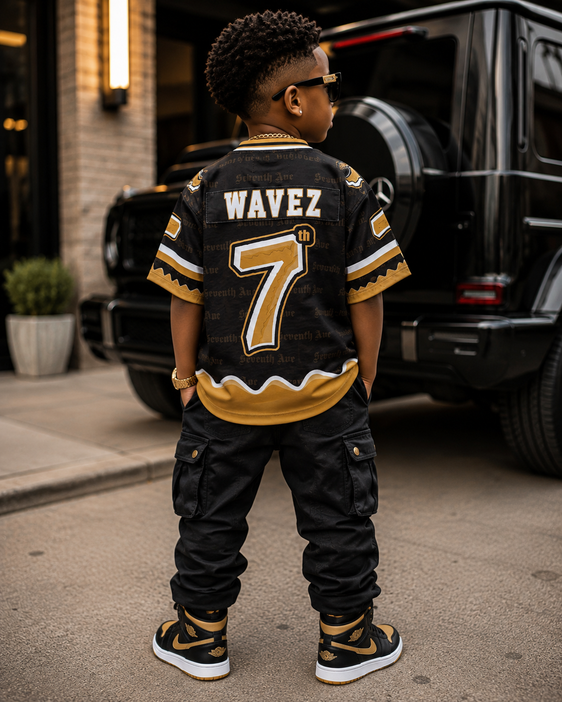 Kid's Wave Whodat Jersey