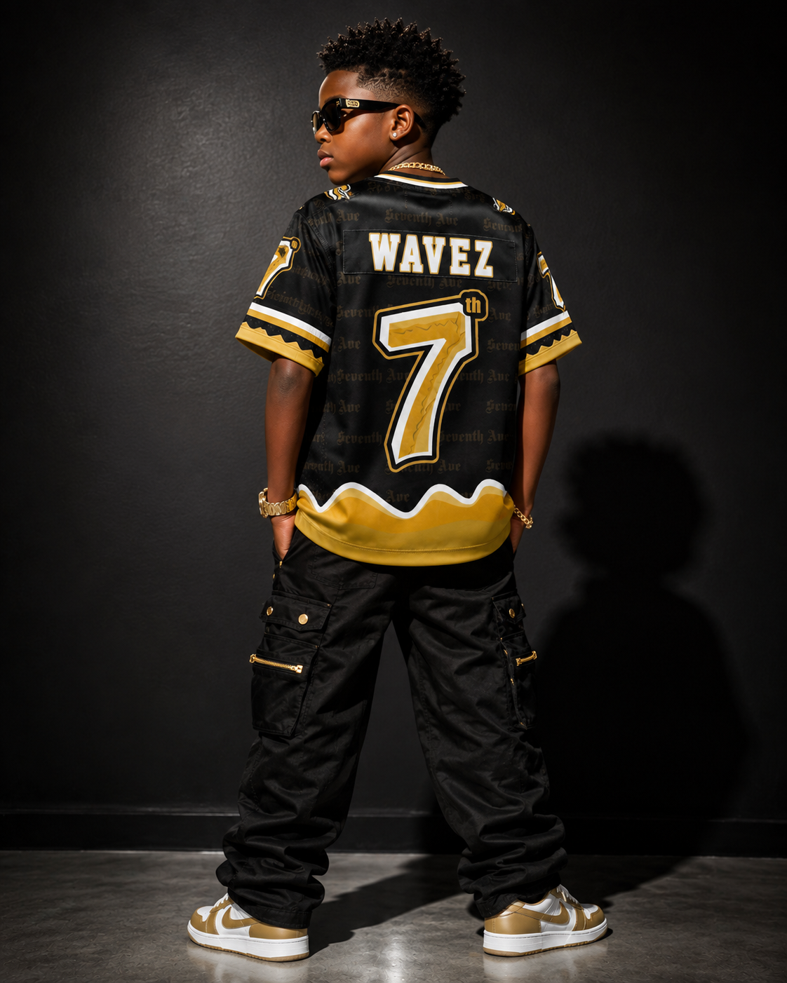 Kid's Wave Whodat Jersey