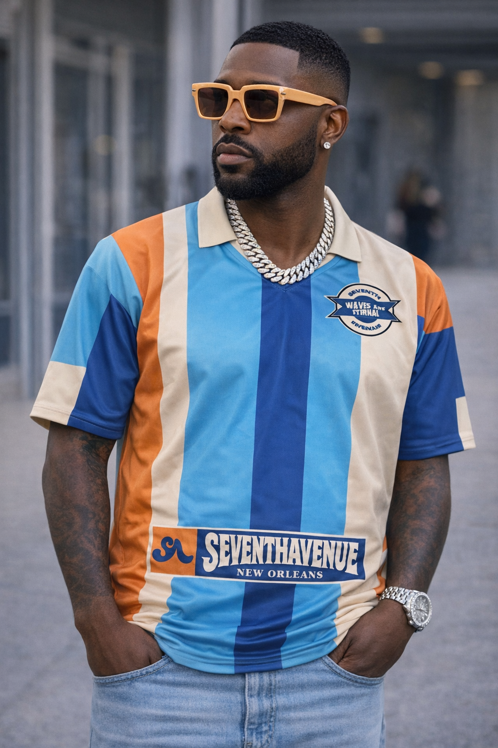 (2Colors) Short sleeve soccer jersey (Order one size up for best fit)