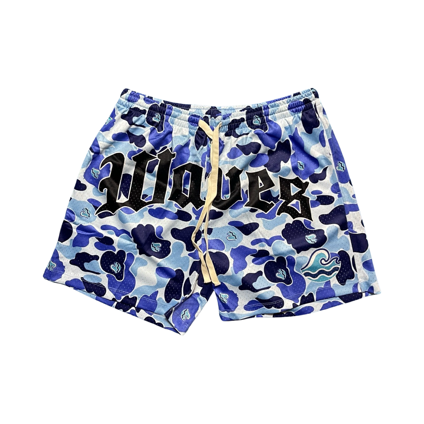 TWO COLORS Army Fatigue/Camouflage Signature "Waves" Shorts. Ready to ship.