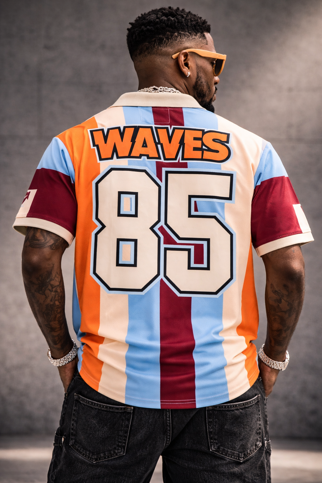(2Colors) Short sleeve soccer jersey (Order one size up for best fit)