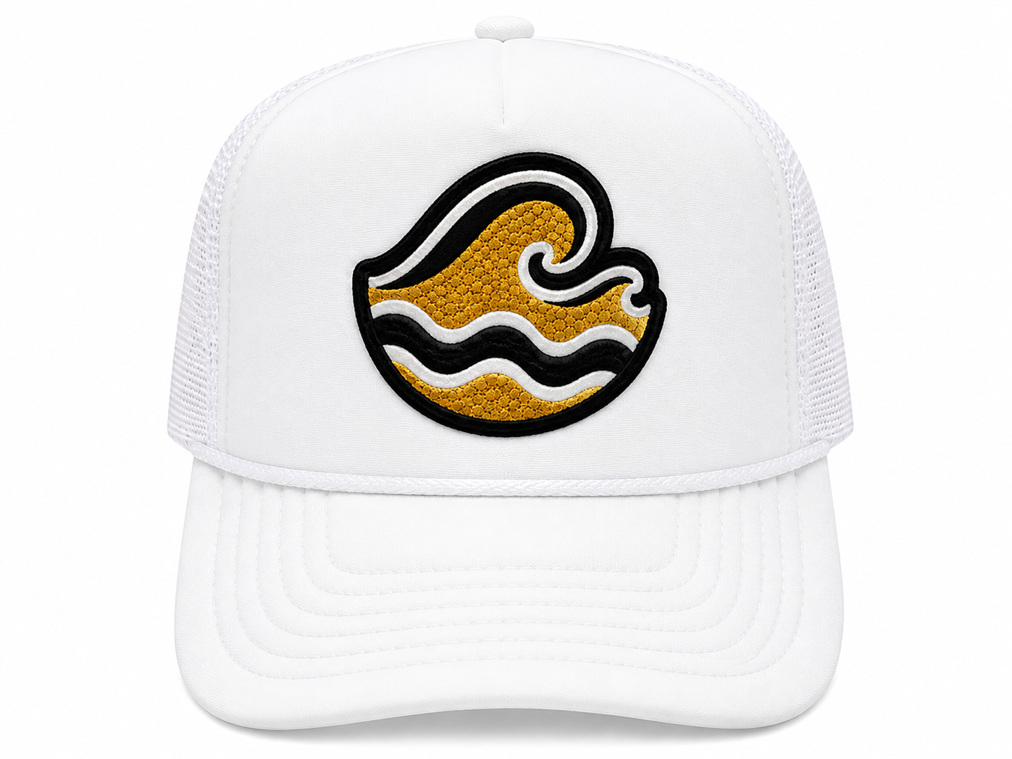 Seventh Ave Waves Black & Gold Signature Trucker Hat Collection