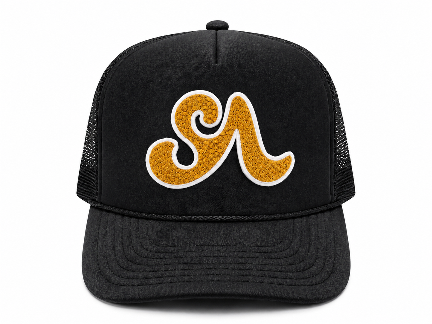 Seventh Ave Waves Black & Gold Signature Trucker Hat Collection
