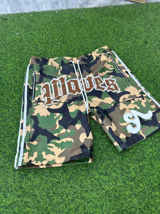 Camoflauge Seventh Ave Leather Sport Shorts