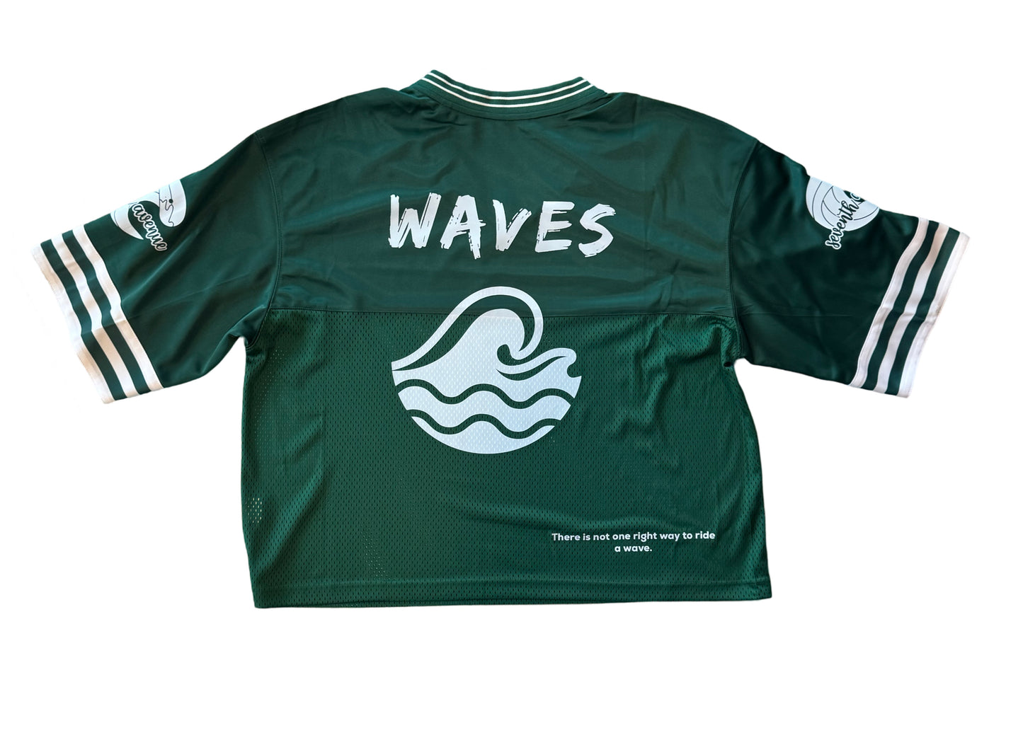 3 Colors Waves Crop Hockey Jersey