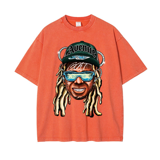 Weezy Avenue T-Shirt (Batik Vintage Orange) Ready To Ship