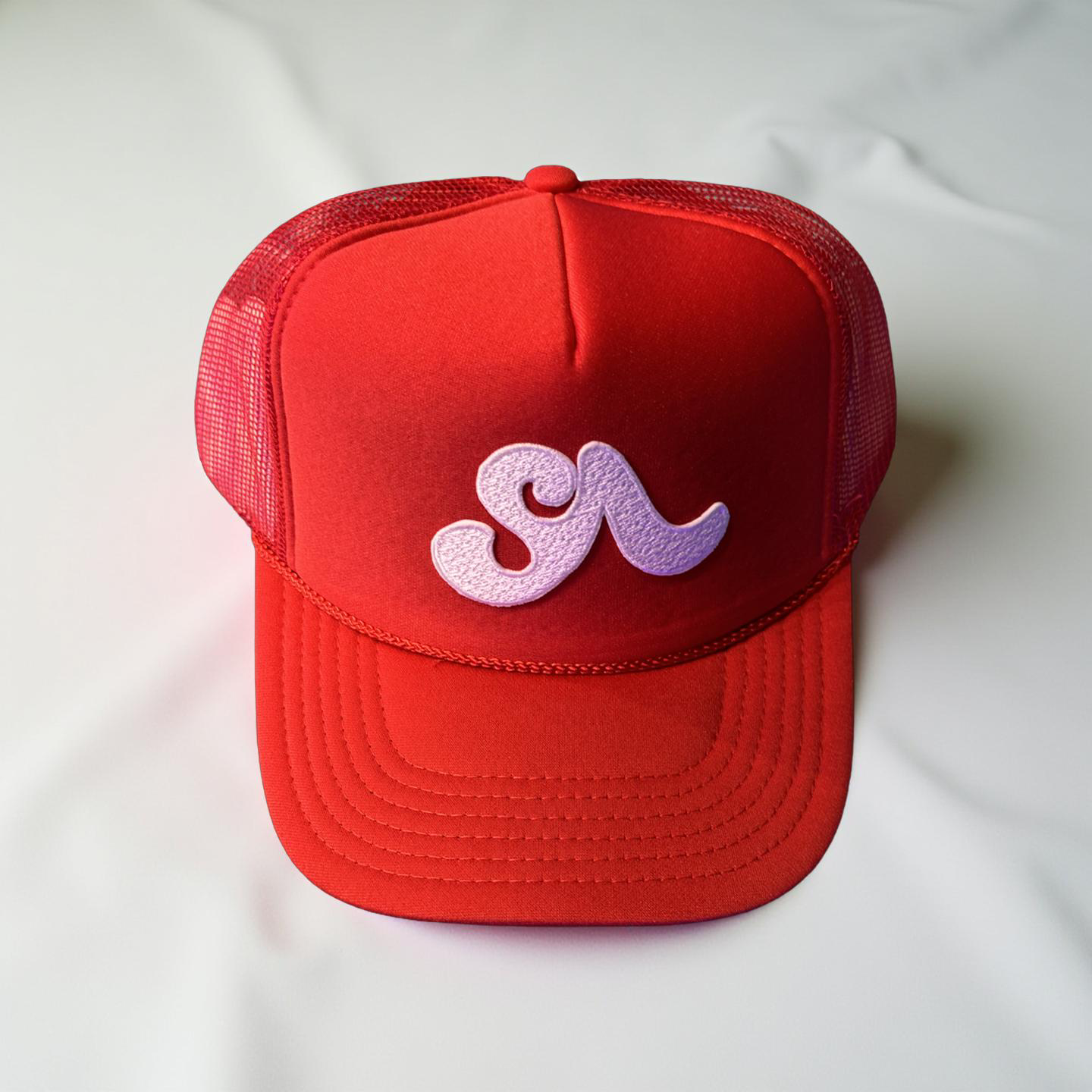 (2 Colors) SA Wave Trucker Hat