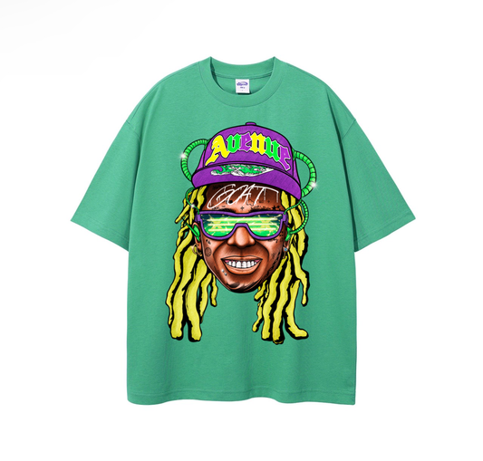 Weezy Avenue Mardi Gras T-Shirt. Available ready to ship. Local pick up or delivery available