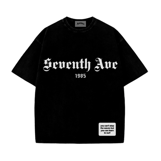 Seventh Ave Signature Black T-Shirt. Available ready to ship.